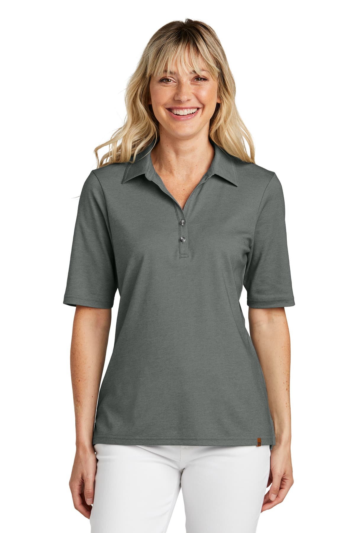 TravisMathew Women's Sunsetters Polo — Black Heather