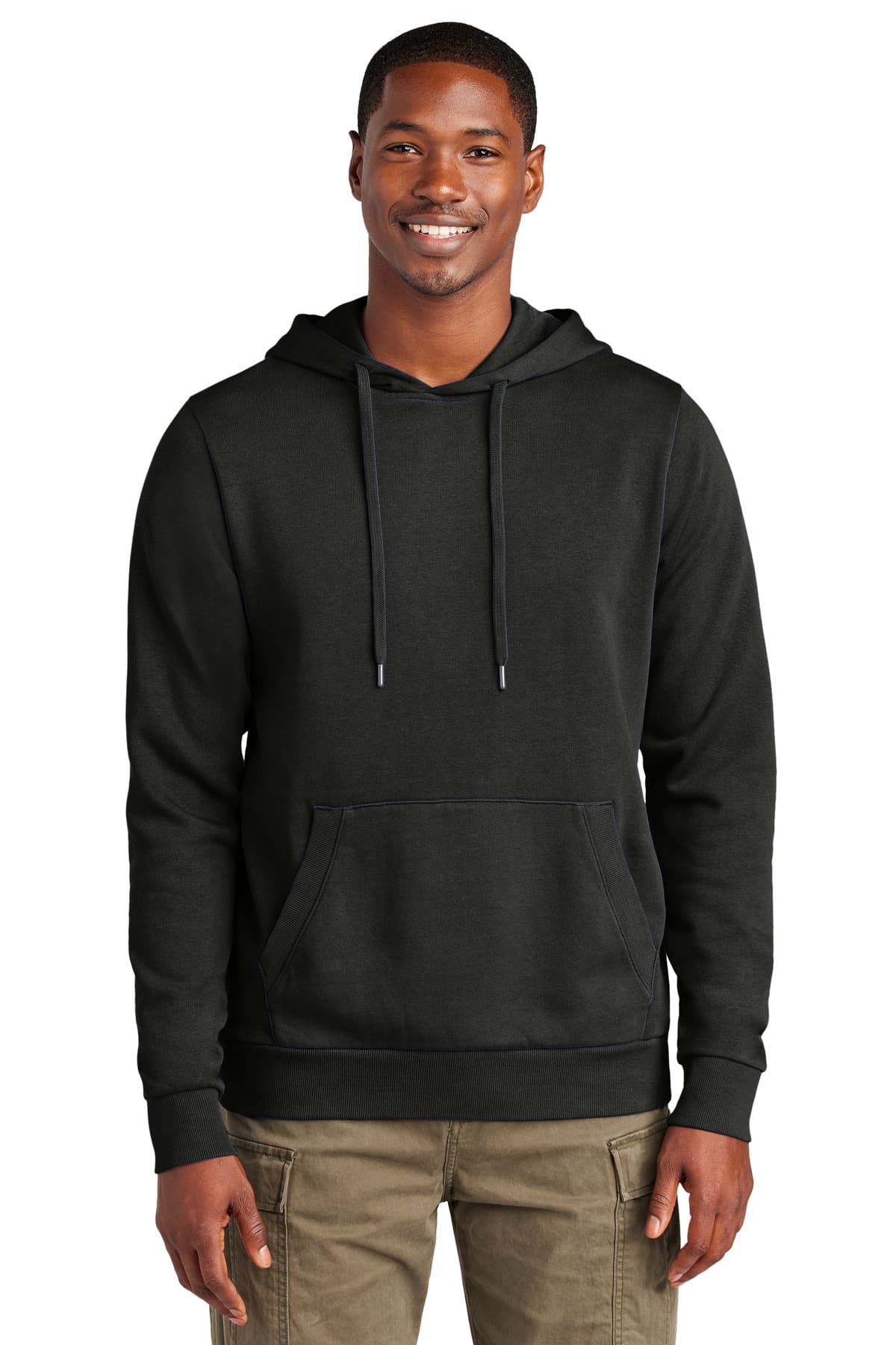 District Wash  Fleece Hoodie — Black