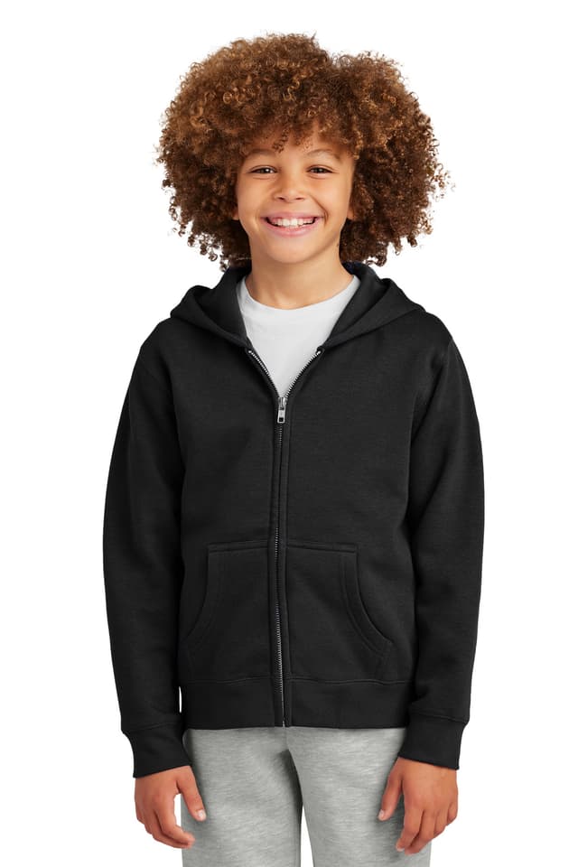 District ® Youth V.I.T.  Fleece Full-Zip Hoodie