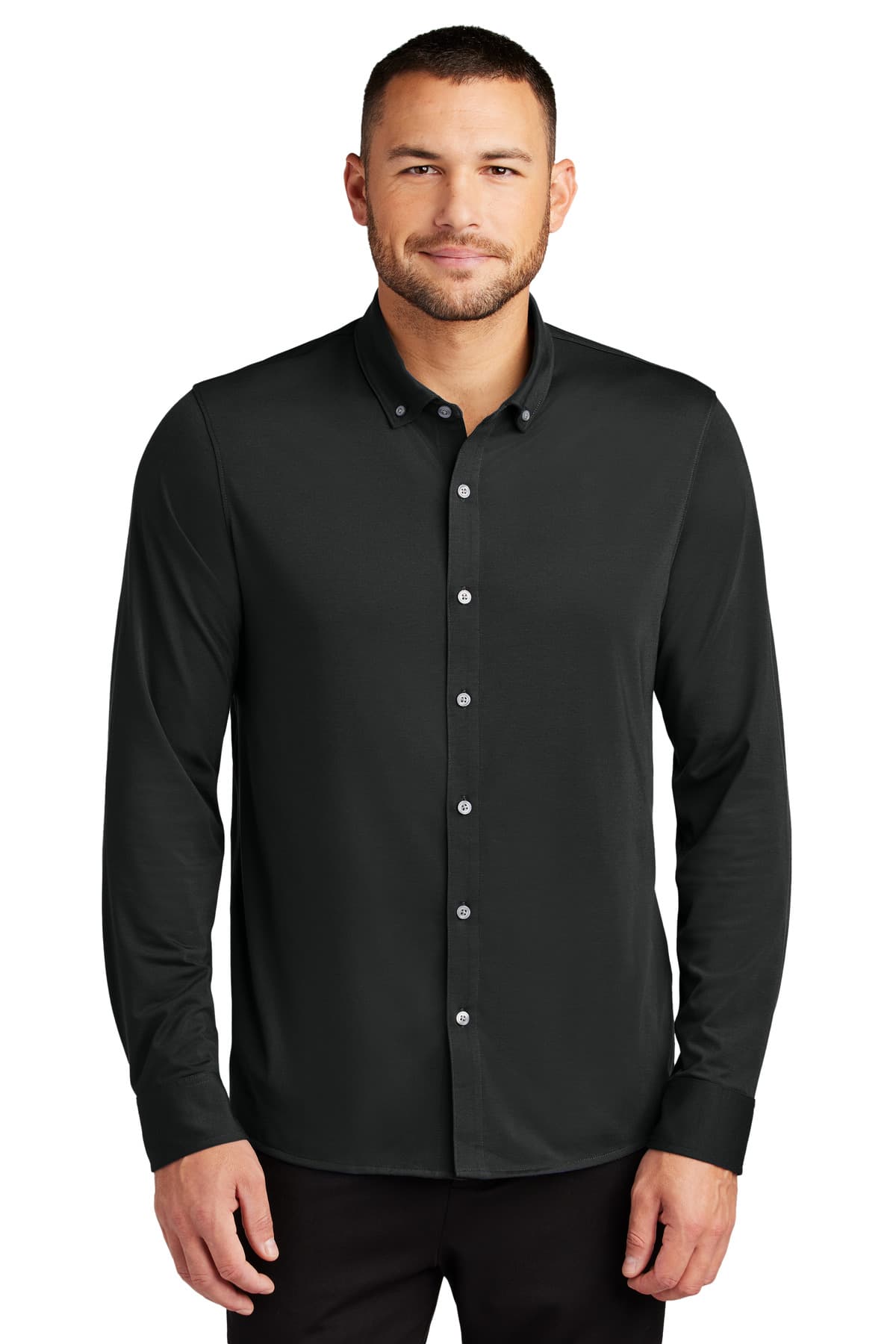 Mercer+Mettle ® Stretch Jersey Long Sleeve Shirt