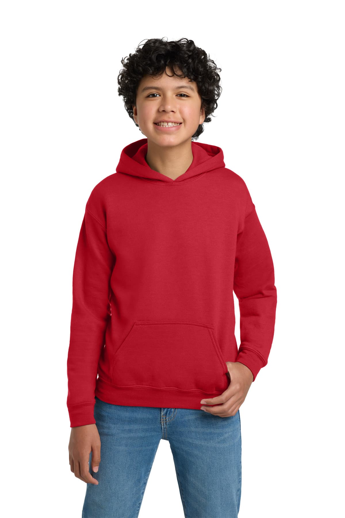 Gildan ® - Youth Heavy Blend Hooded Sweatshirt — Red