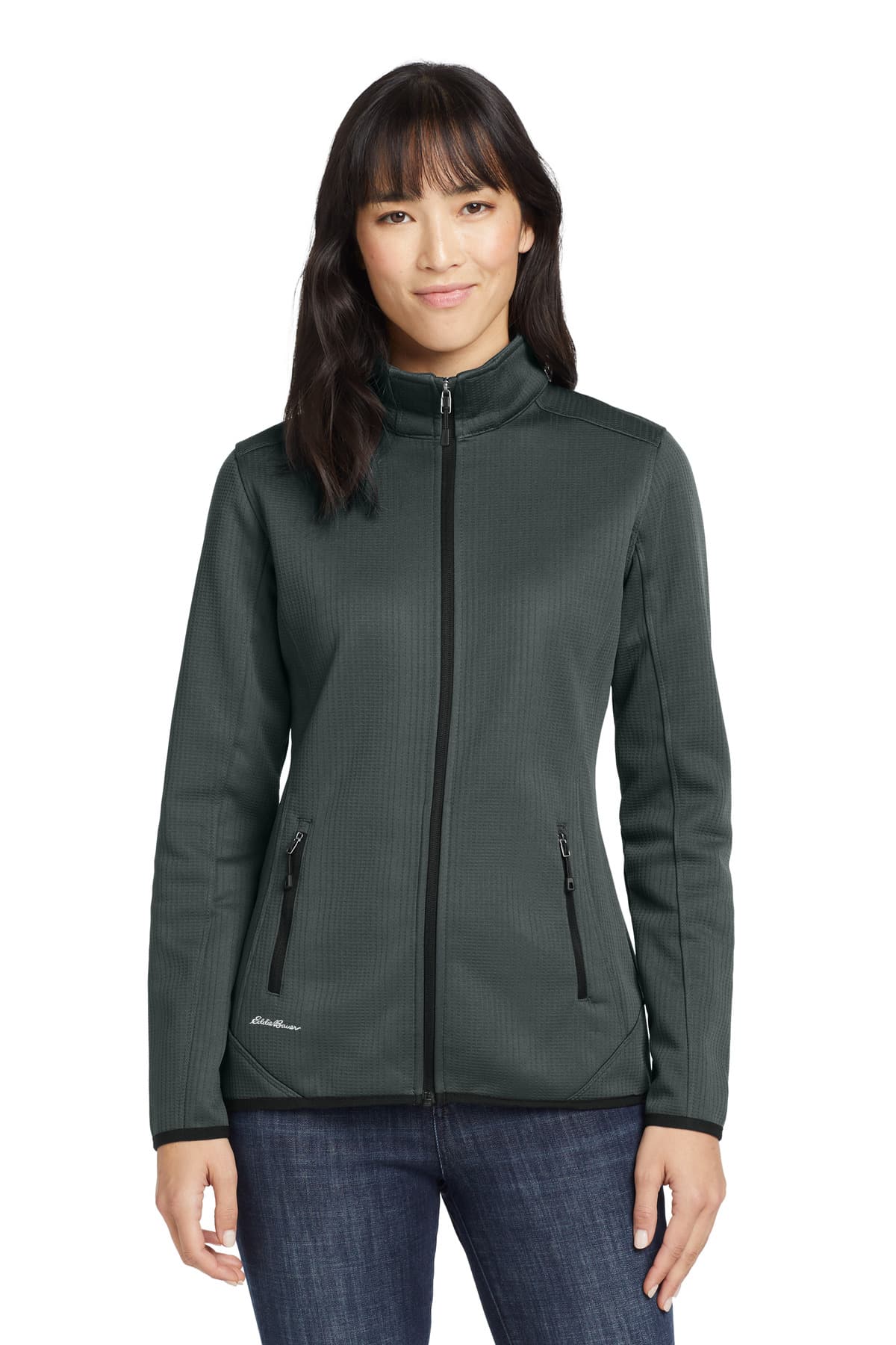 Eddie Bauer ® Women's Dash Full-Zip Fleece Jacket — Grey Steel