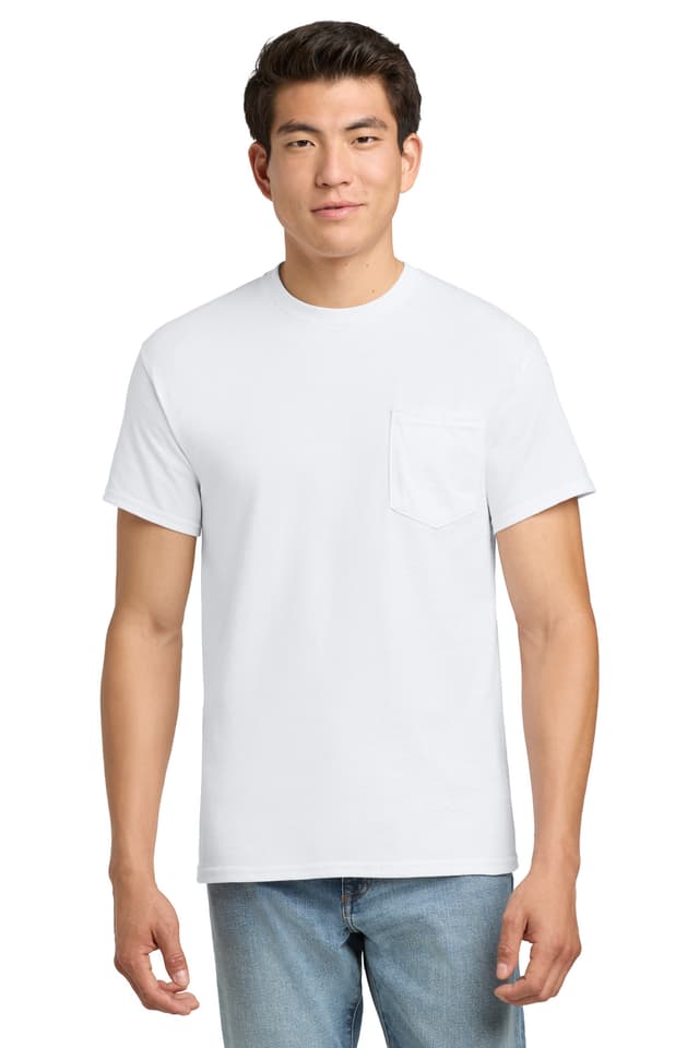Gildan ® - Ultra Cotton ® 100% US Cotton T-Shirt with Pocket