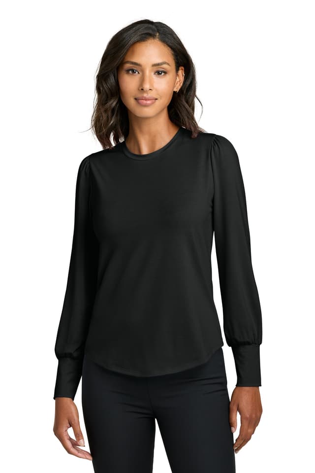 Mercer+Mettle ® Women's Stretch Jersey Long Sleeve Blouson Top