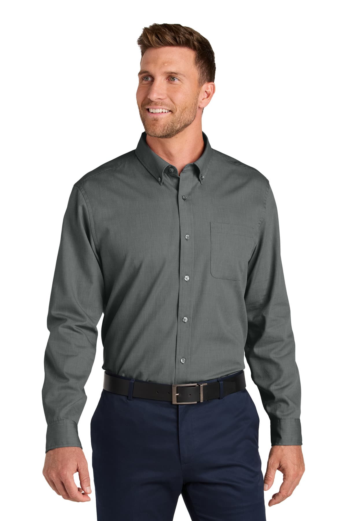 Port Authority ® Long Sleeve Nailhead Easy Care Shirt