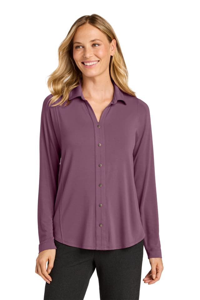 Port Authority ® Women's Luxe Knit Button Tunic