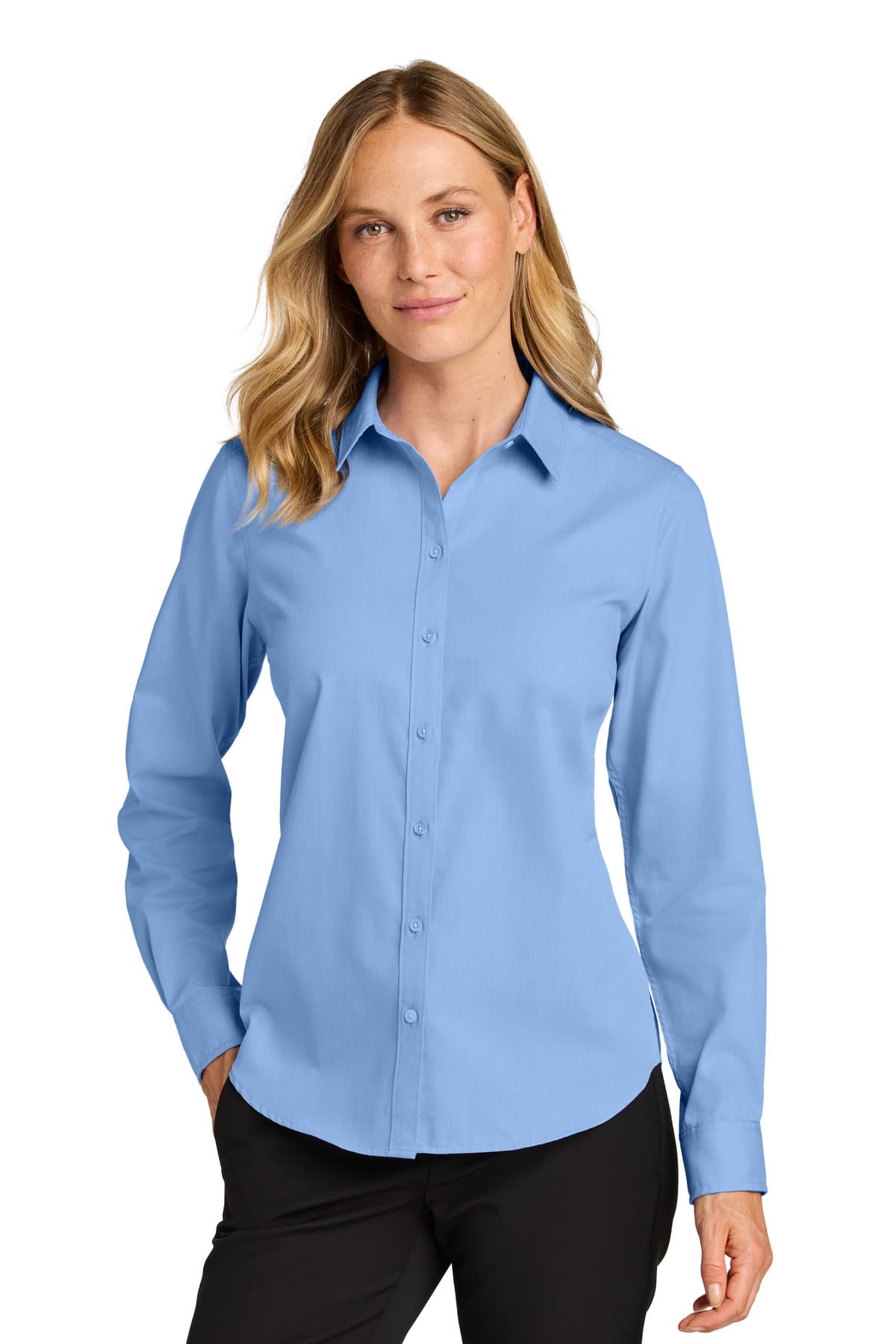 Port Authority ® Women's Long Sleeve Nailhead Easy Care Shirt