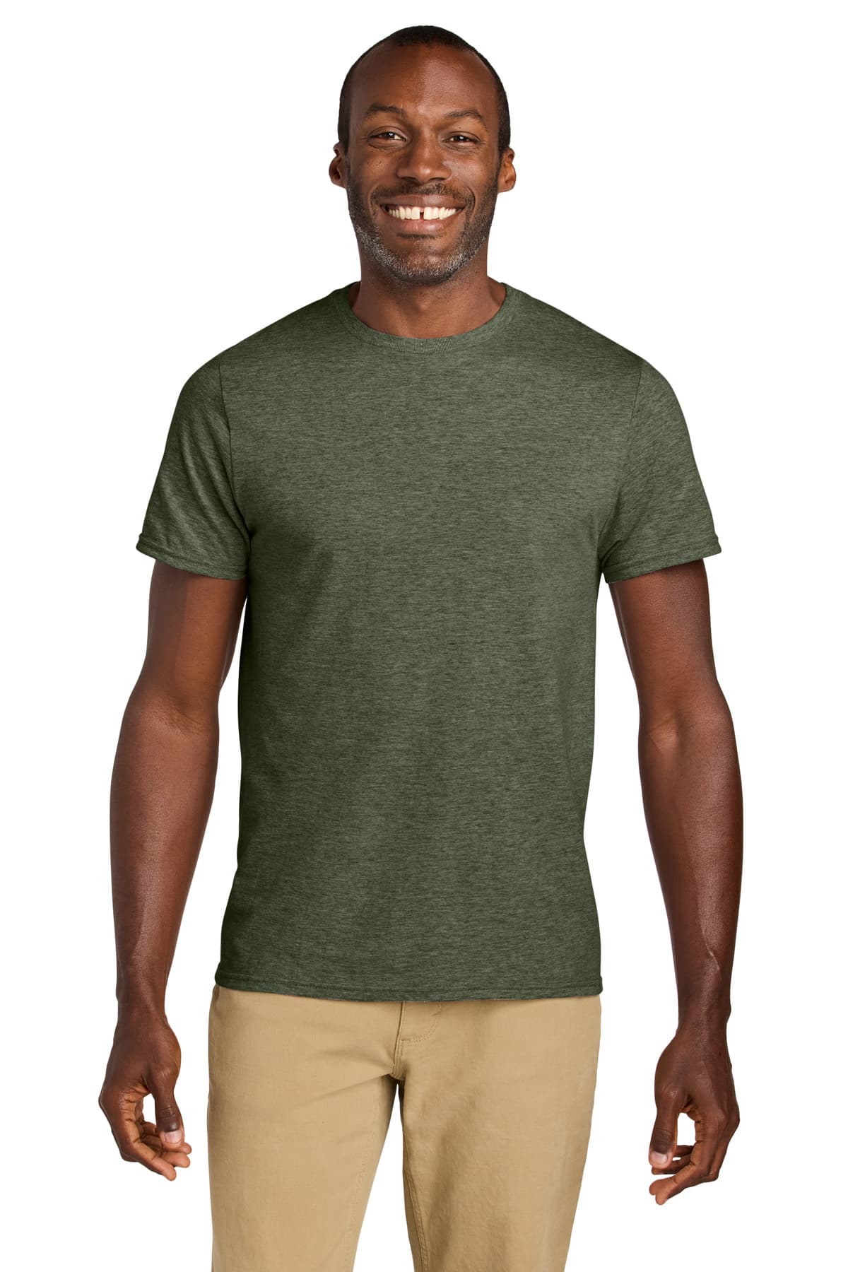 Jerzees Classics  Unisex Cotton T-Shirt — Military Green Heather