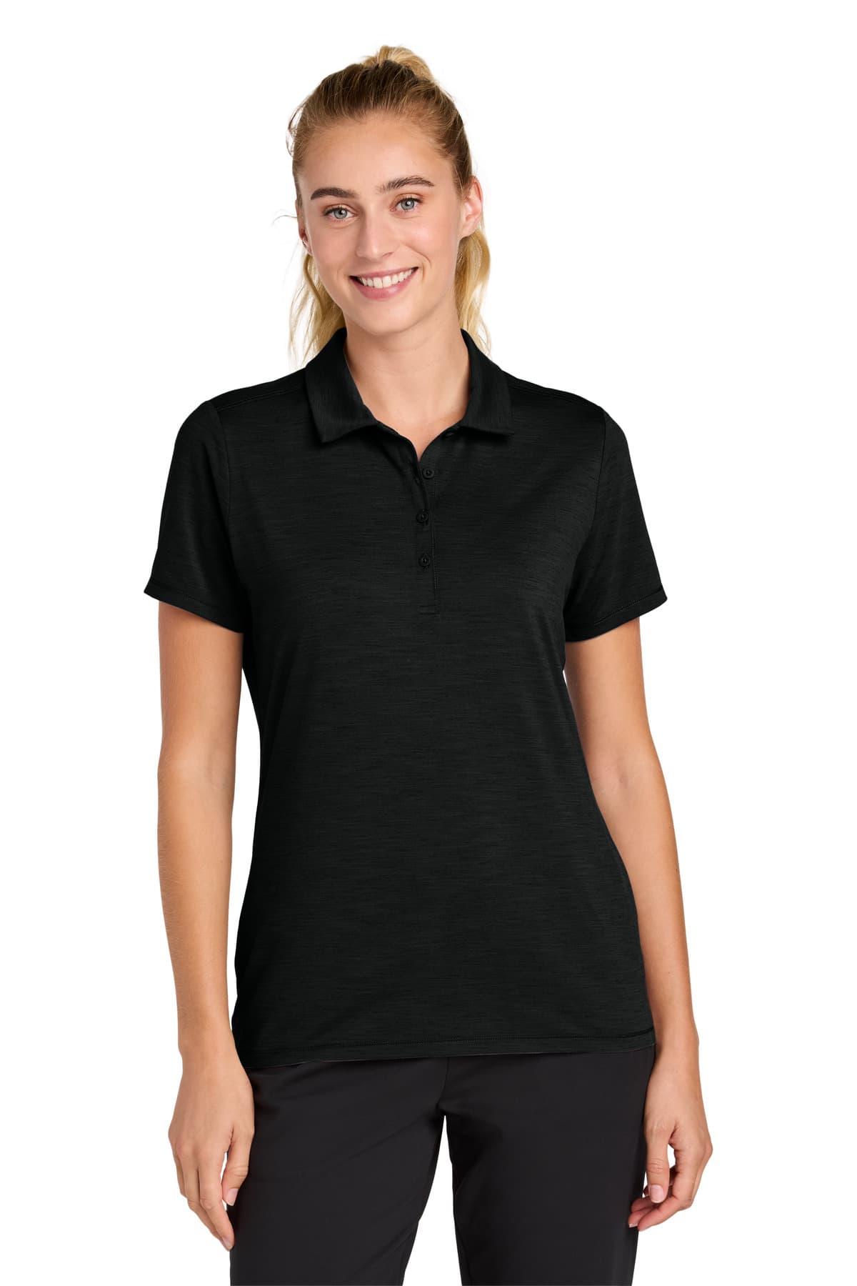 Sport-Tek ® Women's Versa Polo — Black