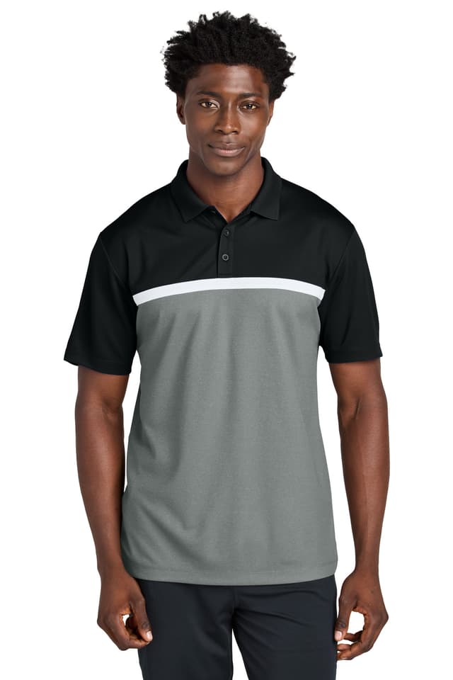 Sport-Tek ® UV Micropique Colorblock Polo