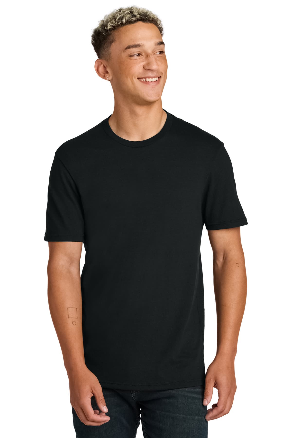 Allmade ® Unisex Recycled Blend Tee — Deep Black