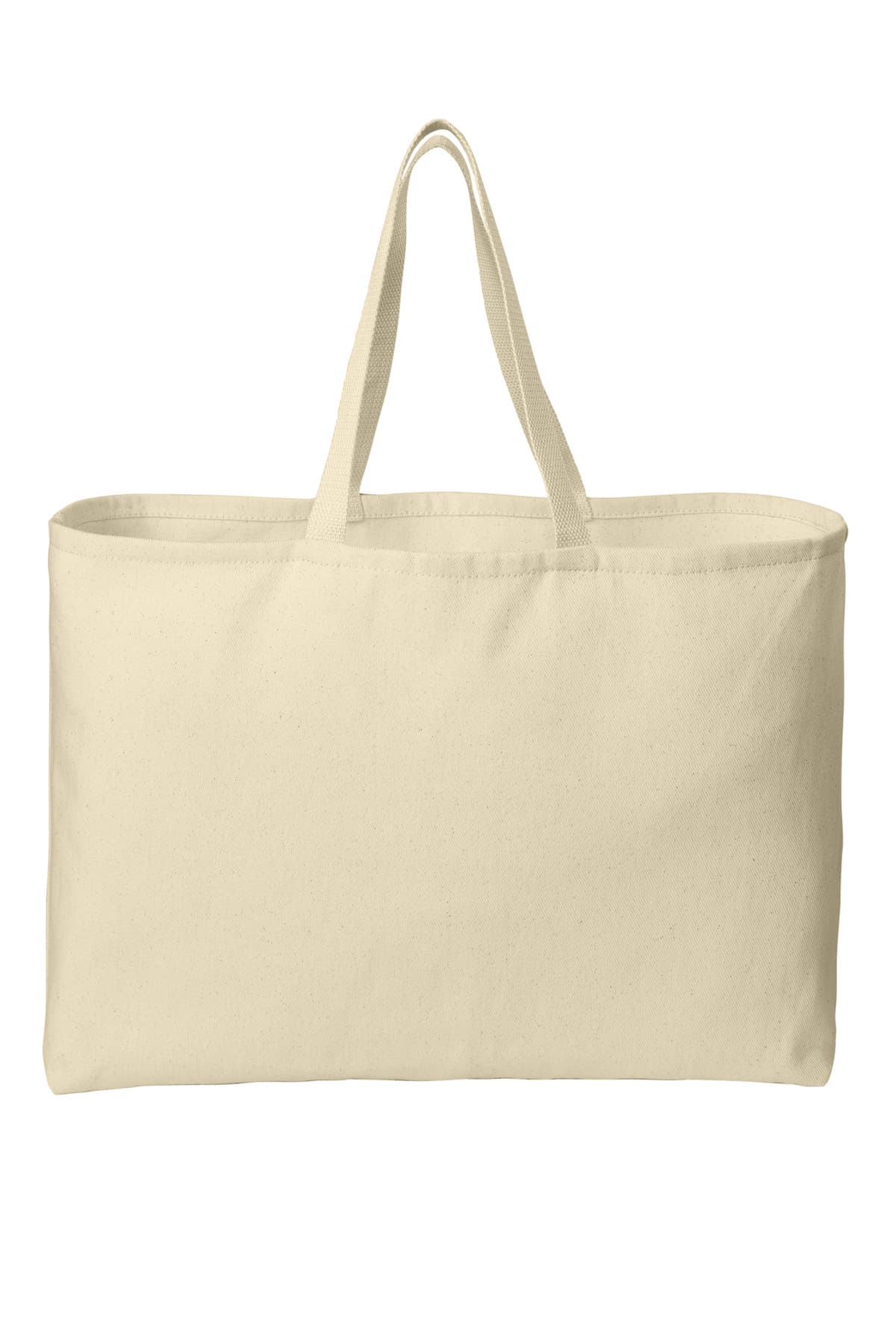 Port Authority ® - Ideal Twill Jumbo Tote — Natural