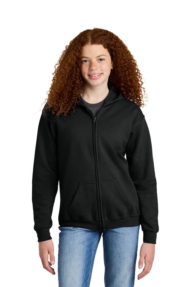 Gildan ® Youth Heavy Blend  Full-Zip Hooded Sweatshirt