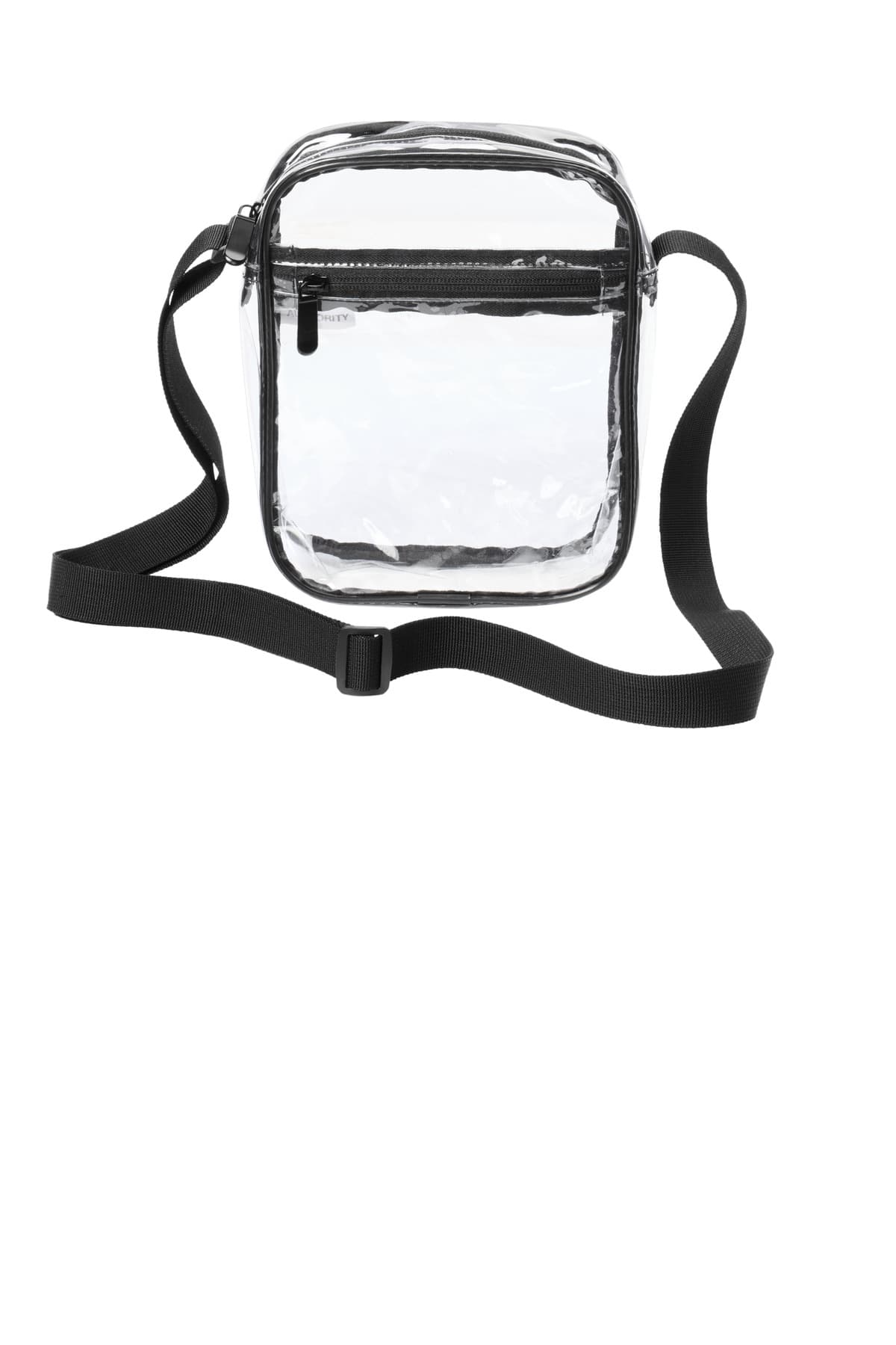 Port Authority ® Clear Crossbody Bag — Clear/ Black
