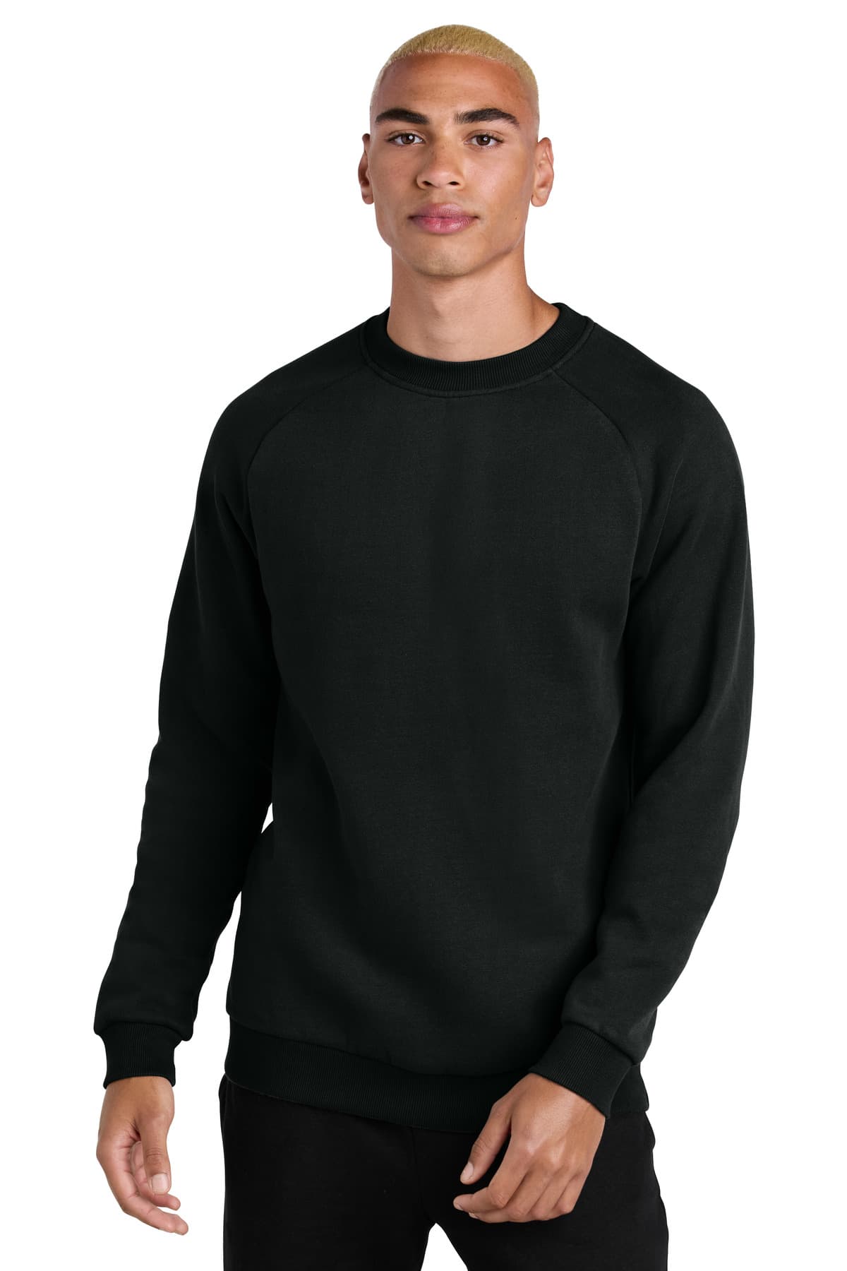 District ® Cloud Fleece Crew — Jet Black