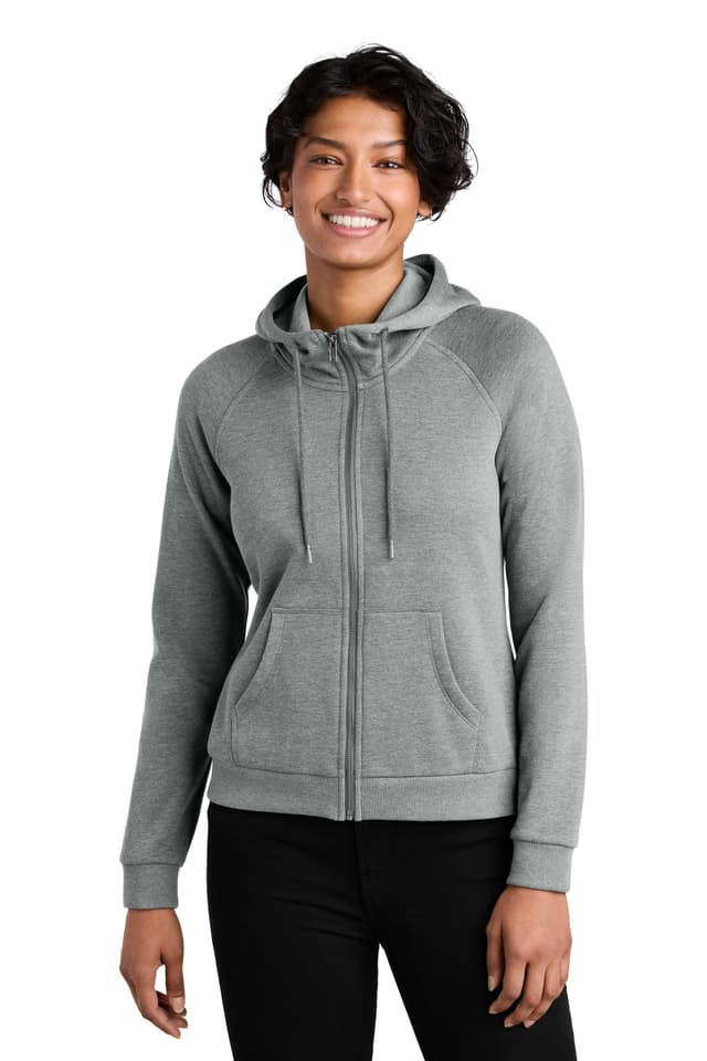 Allmade ® Women's Organic CVC Fleece Full-Zip Hoodie