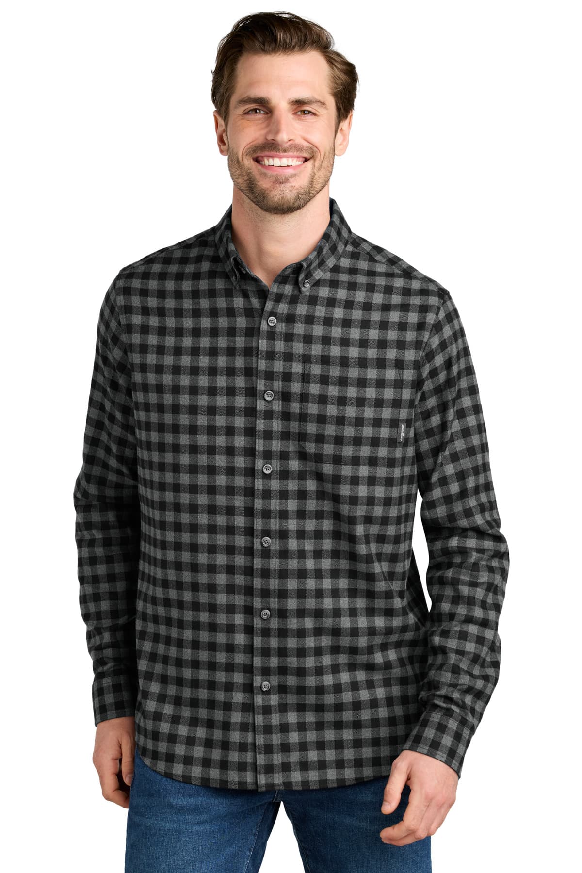 Eddie Bauer ® Long Sleeve Favorite Flannel Plaid Shirt