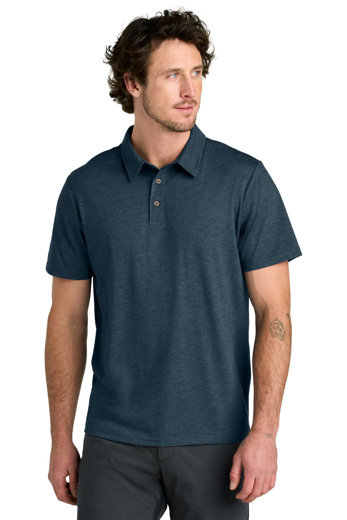 LIMITED EDITION tentree ® TreeBlend Polo — Moonlit Ocean Heather