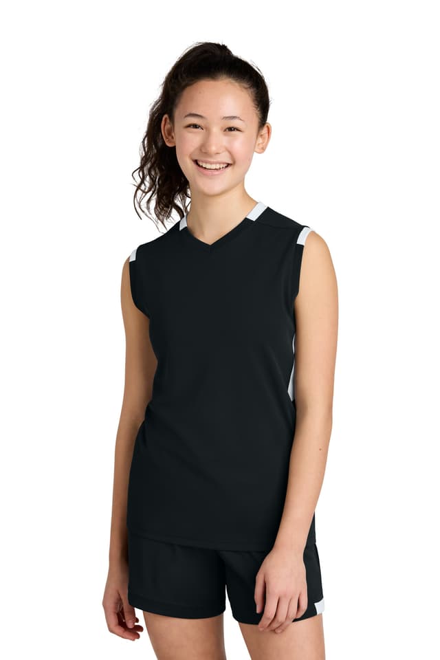 Sport-Tek ® Youth Club Sleeveless V-Neck