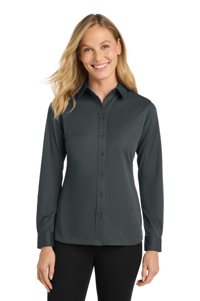 Port Authority ® Women's Dimension Knit Dress Shirt