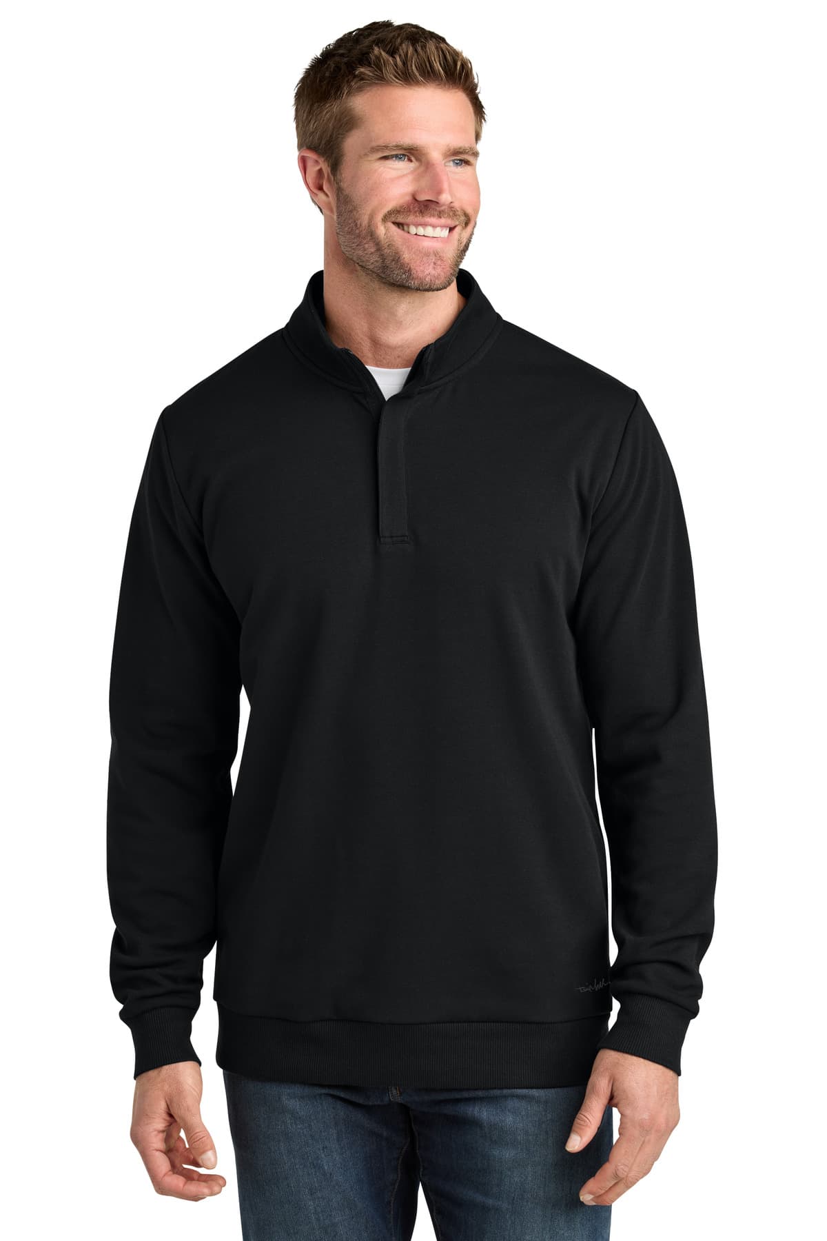 TravisMathew Ocean Villa 1/4-Zip — Black