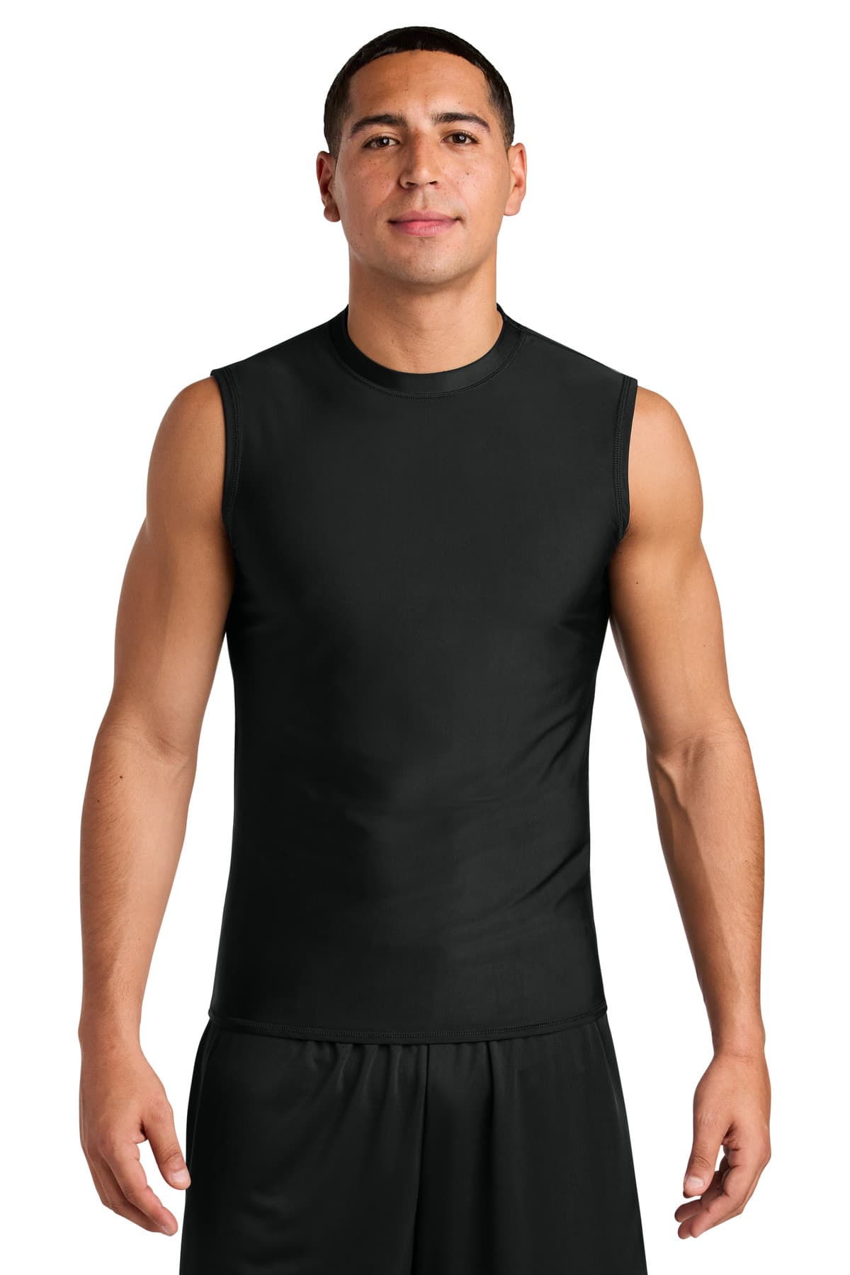 A4 Compression Muscle Tee — Black