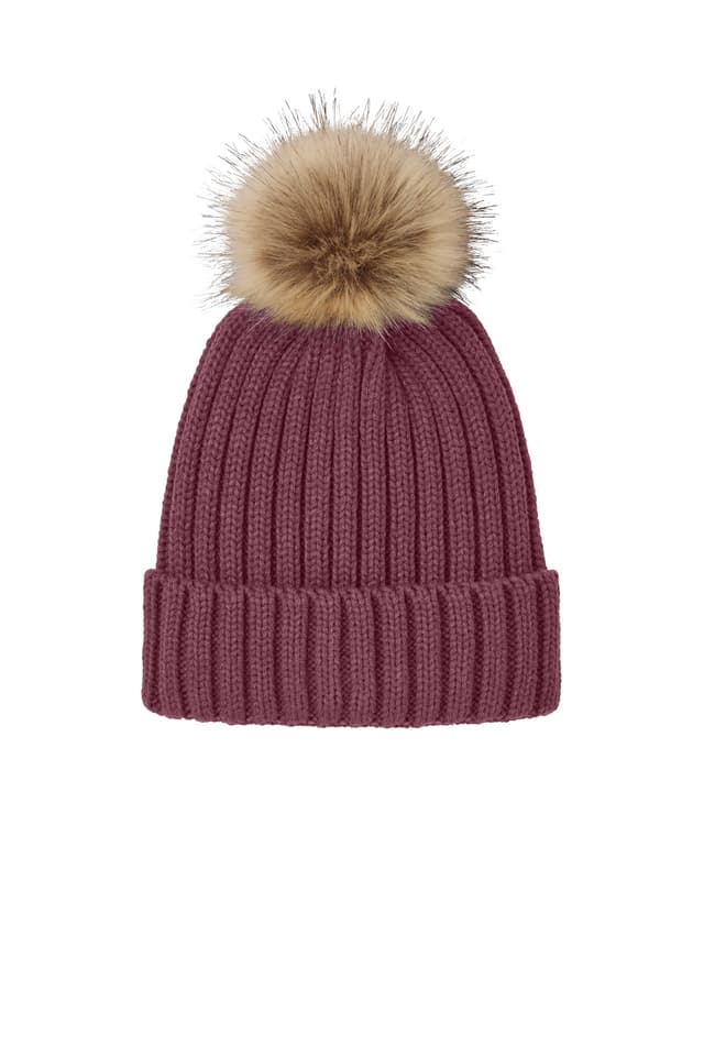 Port Authority ® Faux Fur Pom Beanie