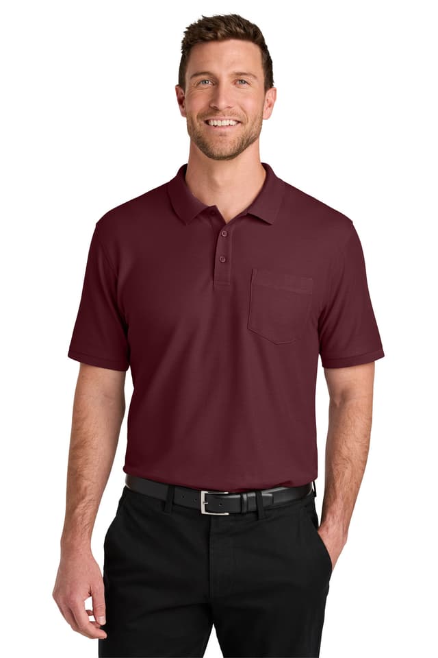 Port Authority ® Wearever Signature Pique Pocket Polo