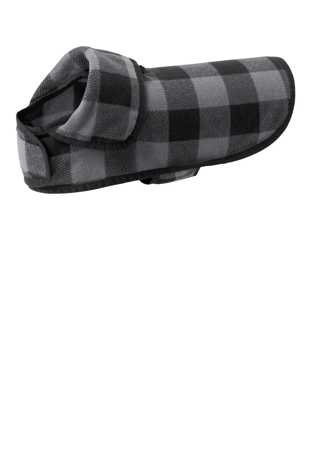 Port Authority ® Pet Fleece Jacket — Grey/ Black Buffalo Check