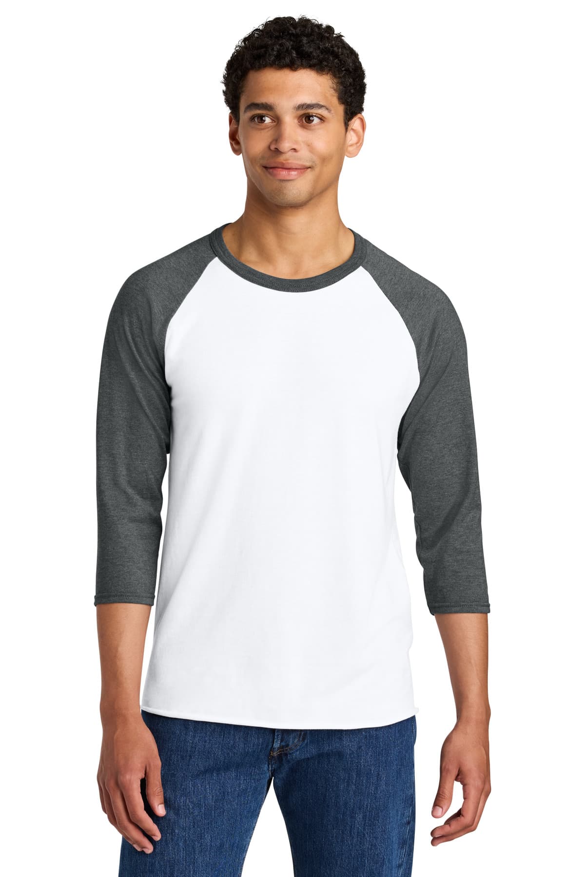 Jerzees ® Unisex Premium Blend Combed Ring Spun 3/4-Sleeve Raglan
