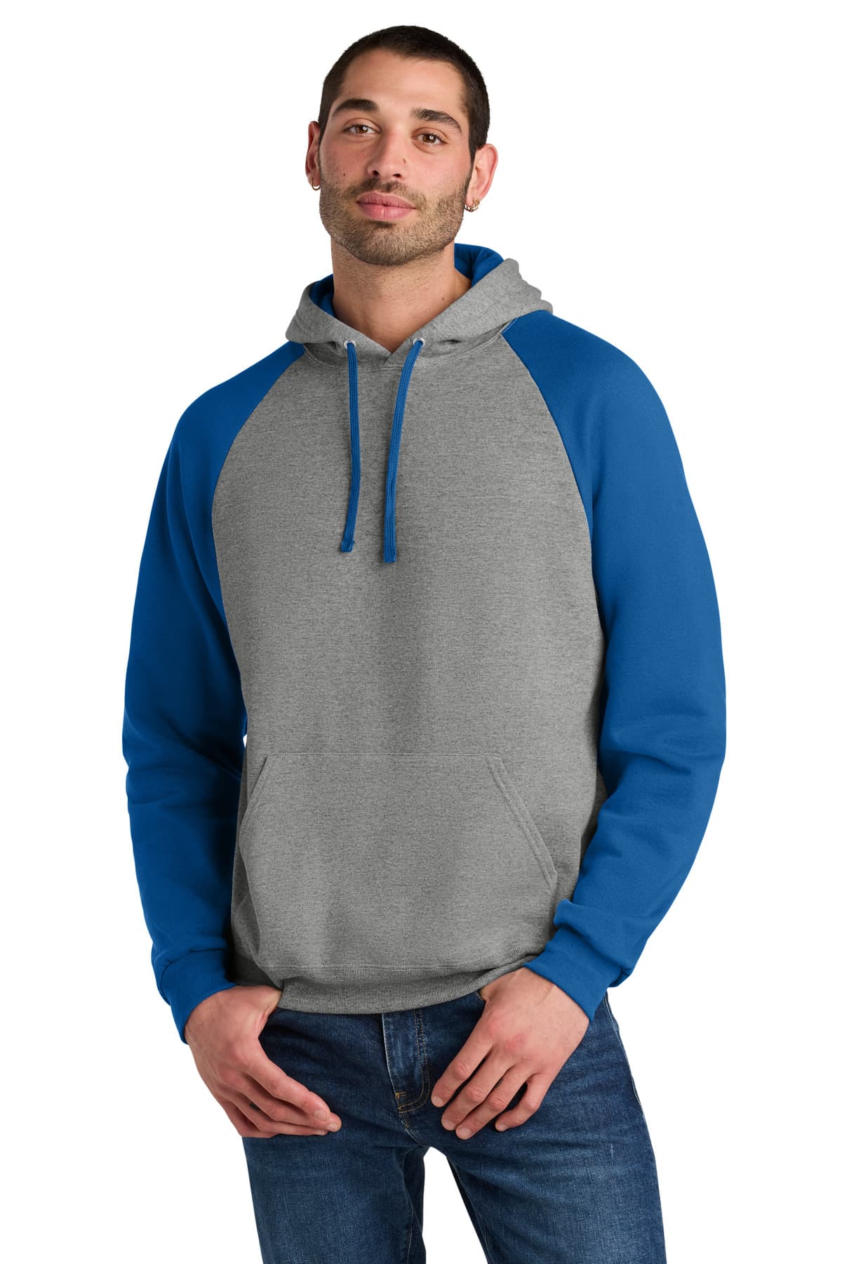 Jerzees ® Unisex NuBlend ® Colorblock Raglan Hoodie Sweatshirt