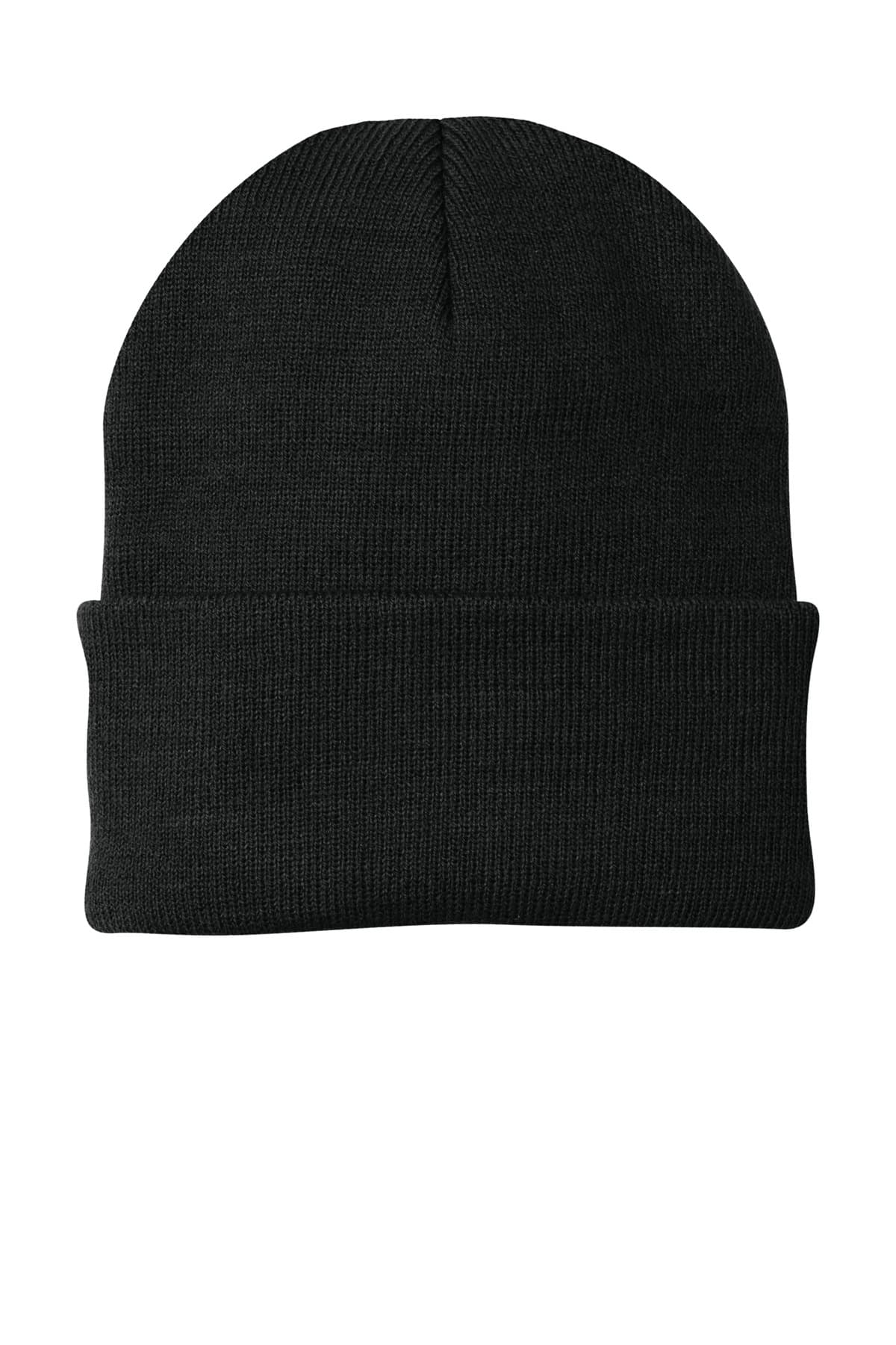 Port Authority ® Knit Cap — Black