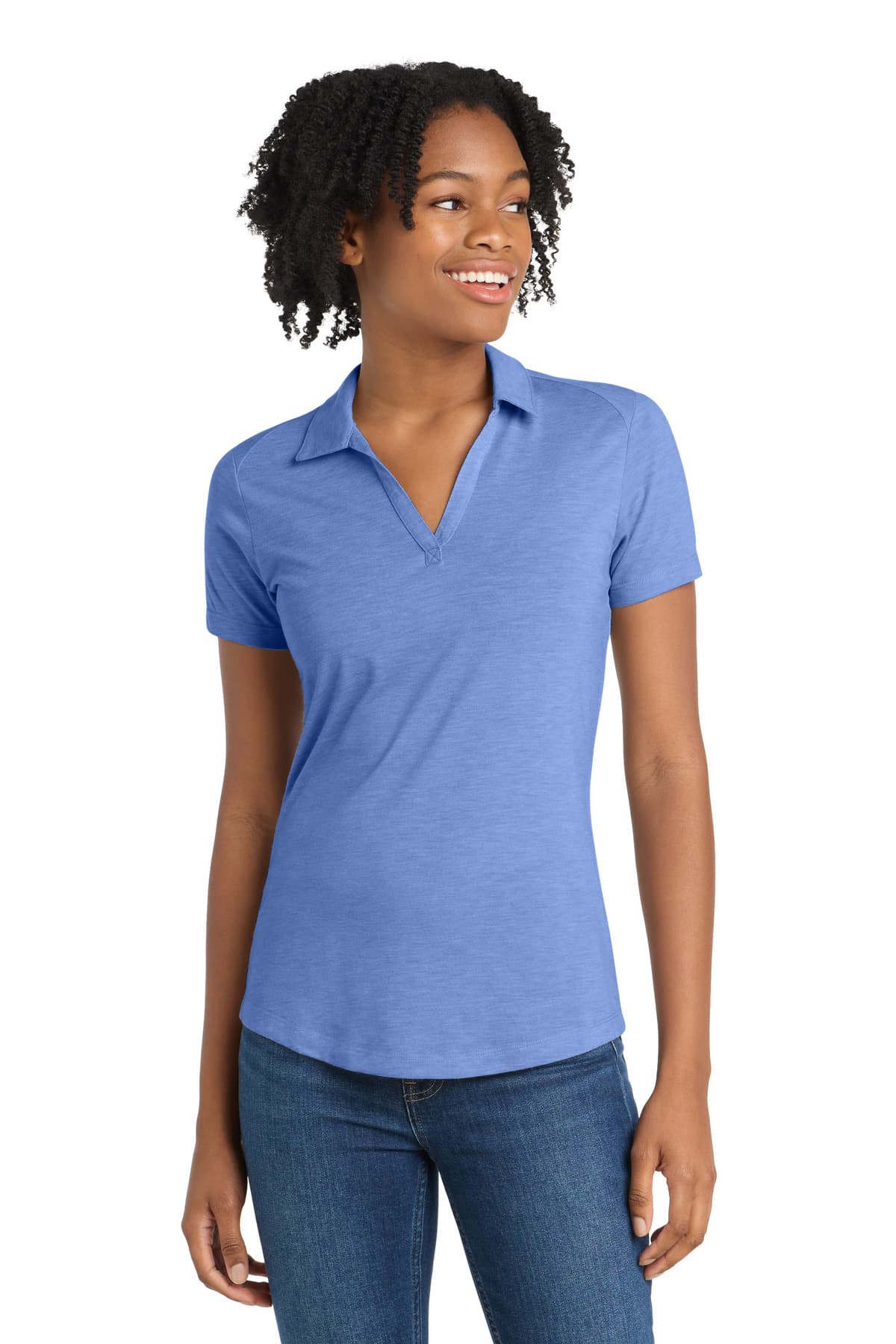 Sport-Tek ® Women's PosiCharge ® Tri-Blend Wicking Polo