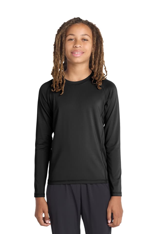 Sport-Tek ® Youth Long Sleeve Rashguard Tee