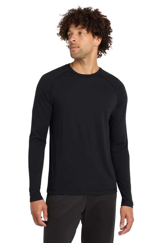 Sport-Tek ® PosiCharge ® Long Sleeve Tri-Blend Wicking Raglan Tee