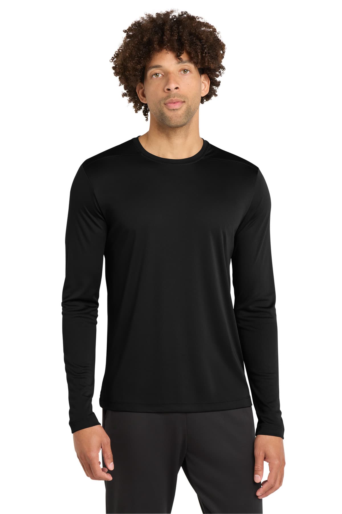Sport-Tek ® Posi-UV ® Pro Long Sleeve Tee — Black