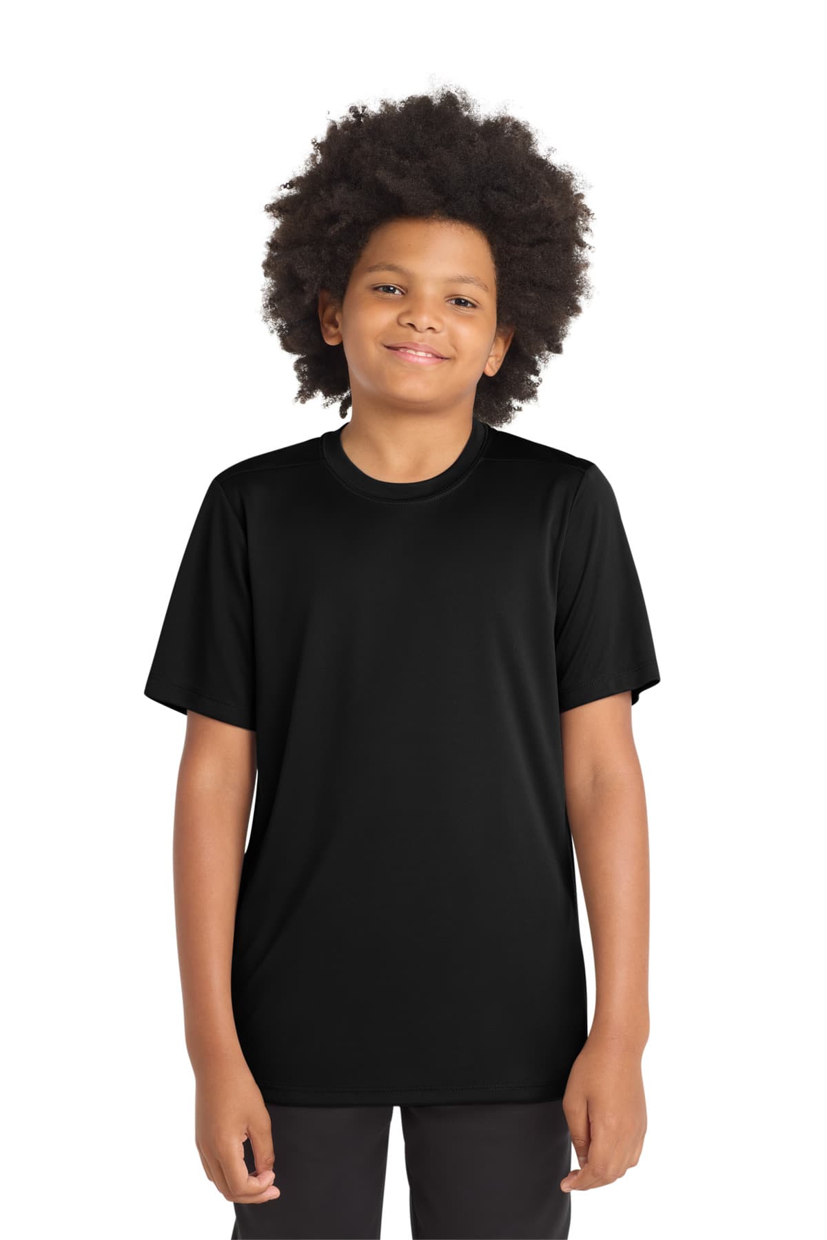 Sport-Tek ® Youth Posi-UV ® Pro Tee — Black