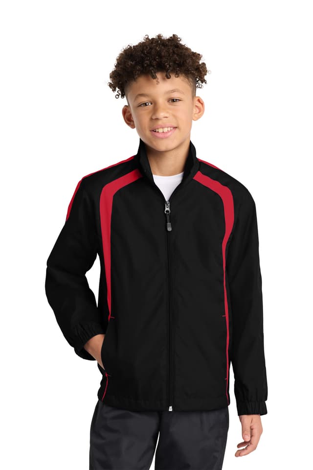 Sport-Tek ® Youth Colorblock Raglan Jacket