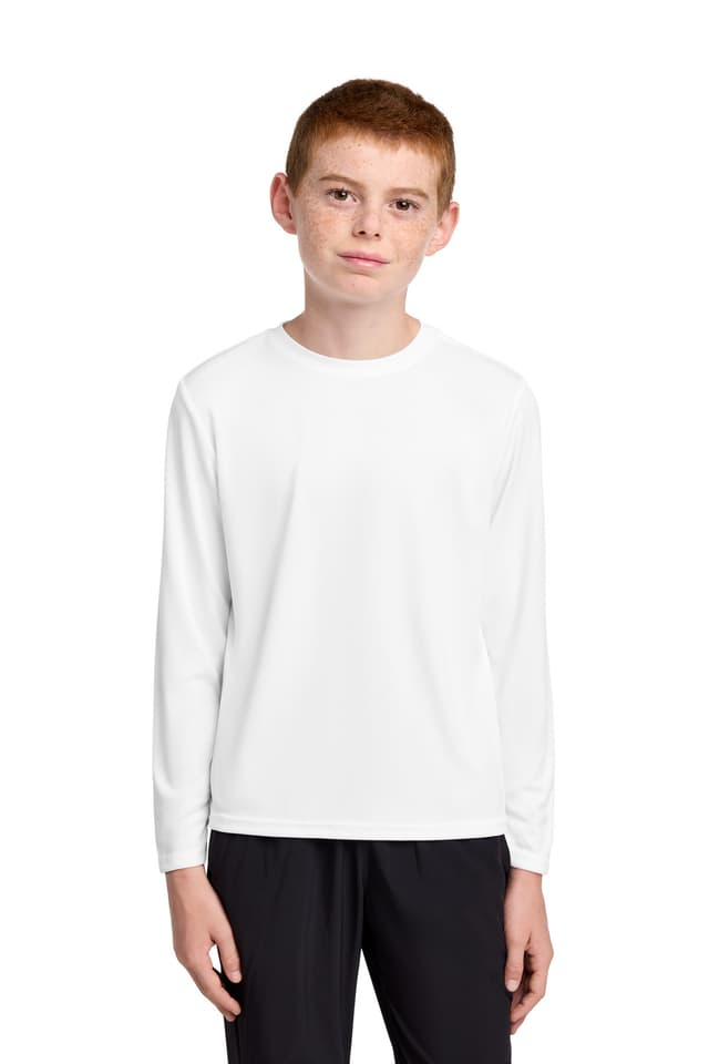 Port & Co  Youth Long Sleeve Performance Tee