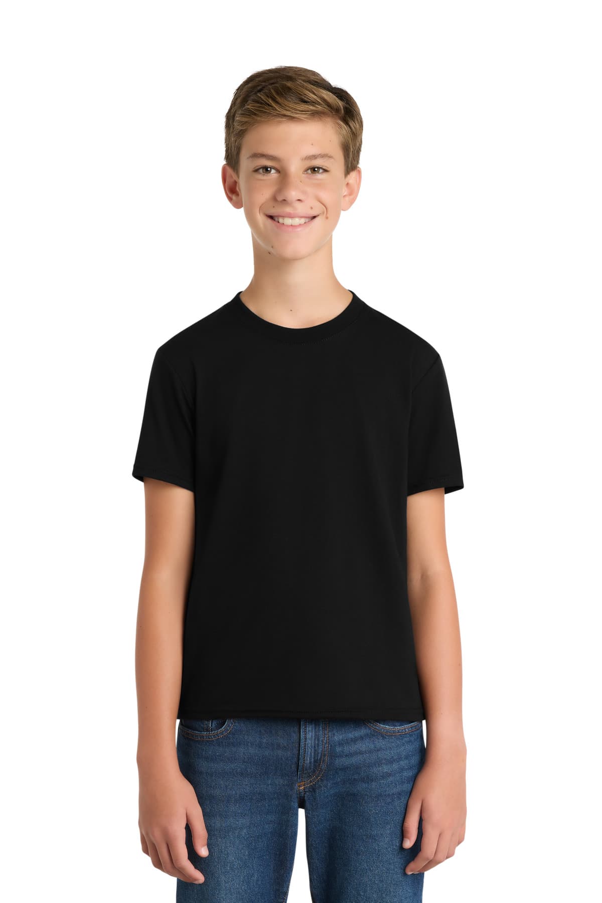 Port & Co  Youth Fan Favorite  Blend Tee — Jet Black