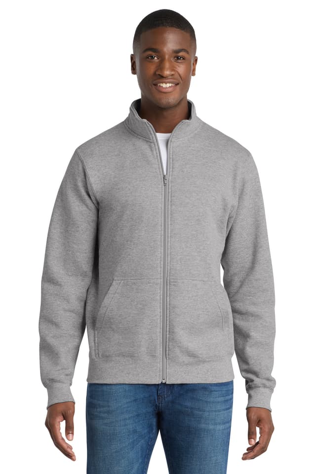 Port & Co  Core Fleece Cadet Full-Zip Sweatshirt