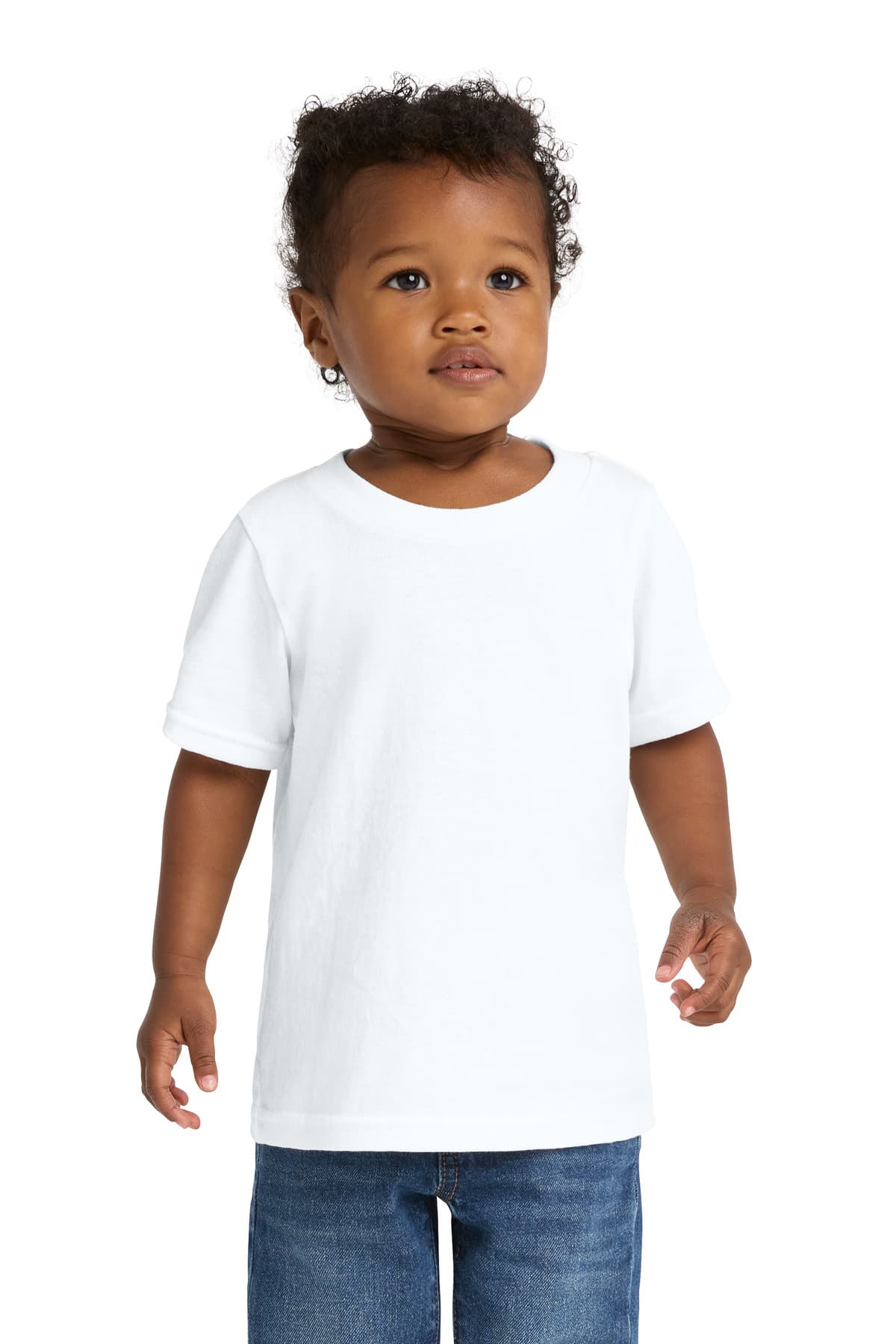 Port & Co  Infant Core Cotton Tee — White