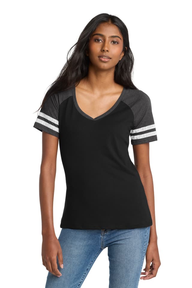 District ® Women's Game V-Neck Tee