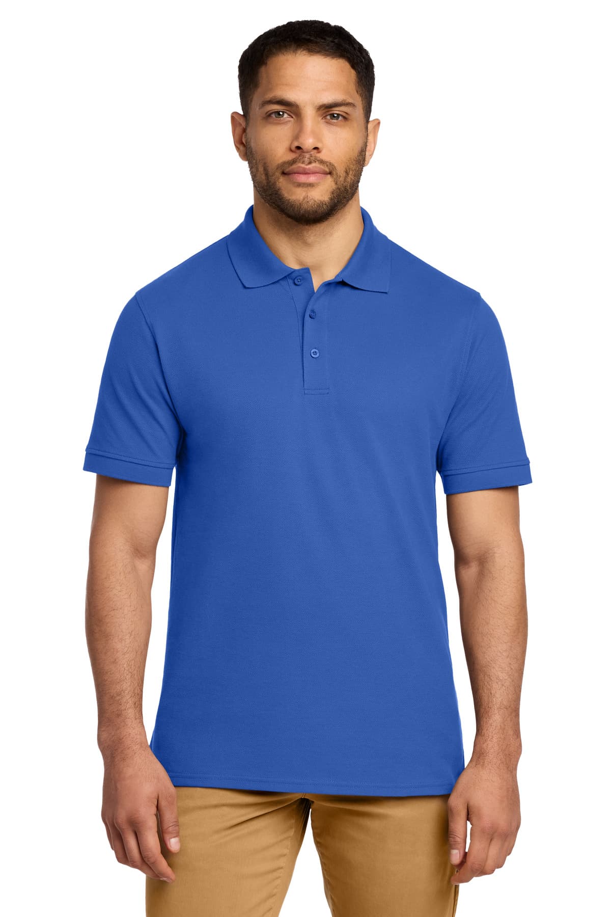 Port & Co  Combed Ring Spun Pique Polo — Royal