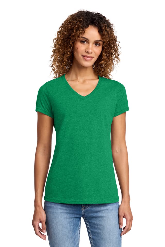 Port & Co  Women's Fan Favorite  Blend V-Neck Tee