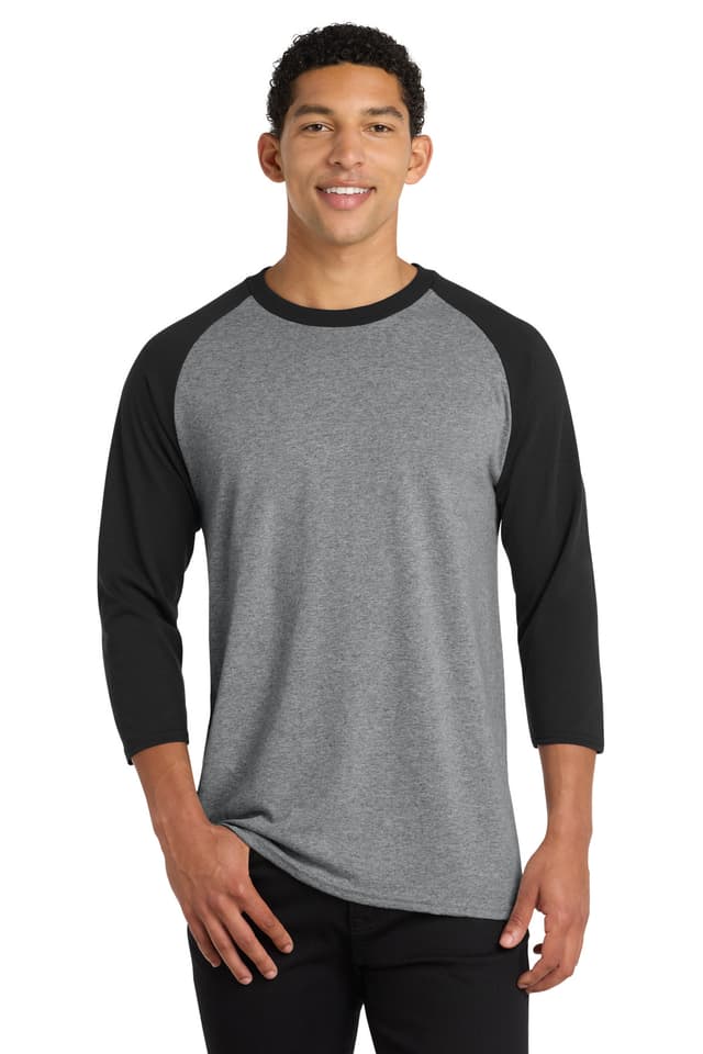 Port & Co  Core Blend 3/4-Sleeve Raglan Tee