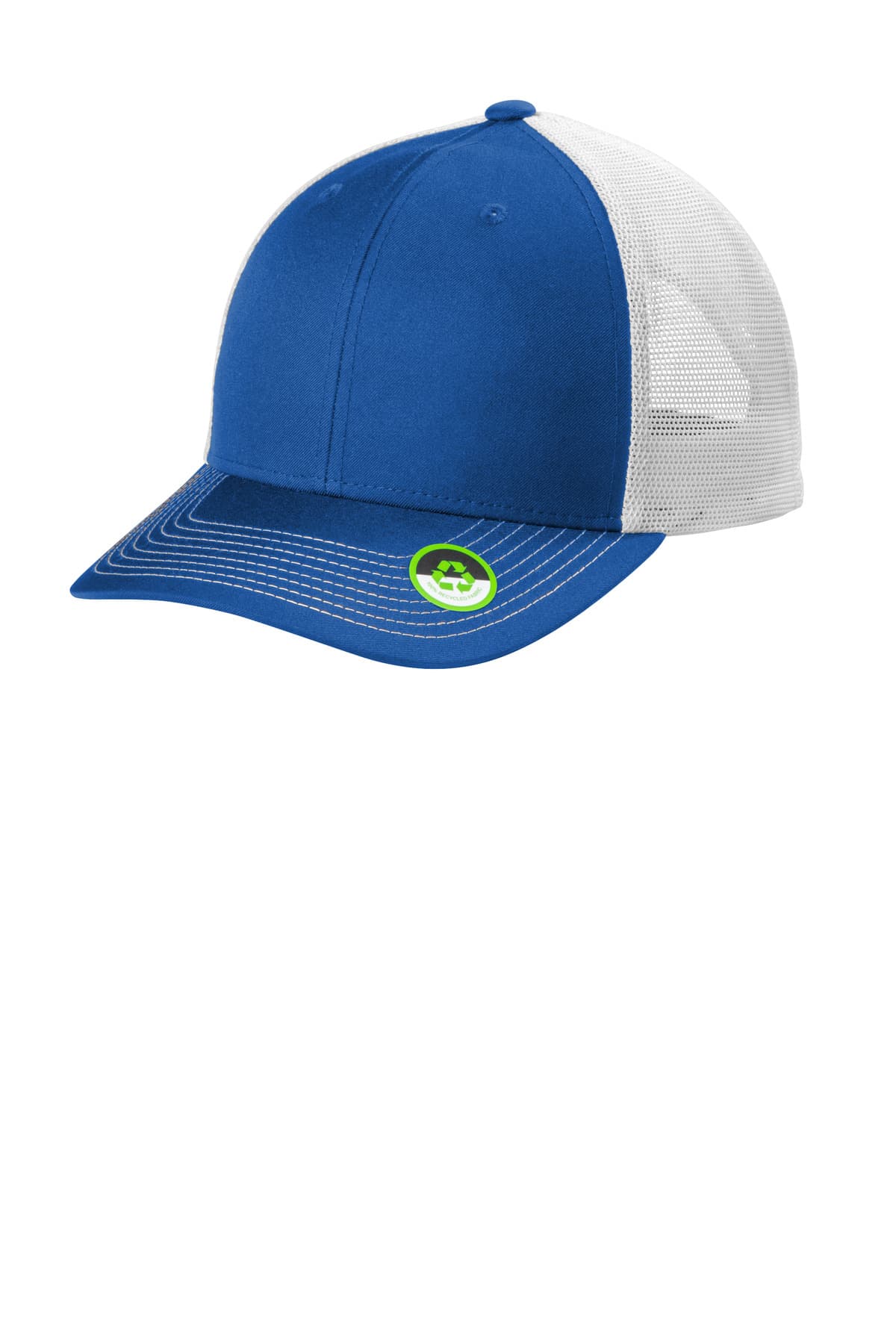 Port Authority ® Eco Snapback Trucker Cap — True Royal/ White