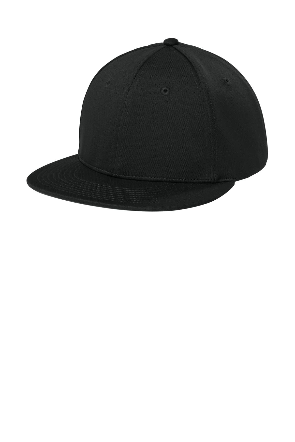 Sport-Tek ® Impact Mesh Stretch-Tek Cap — Black