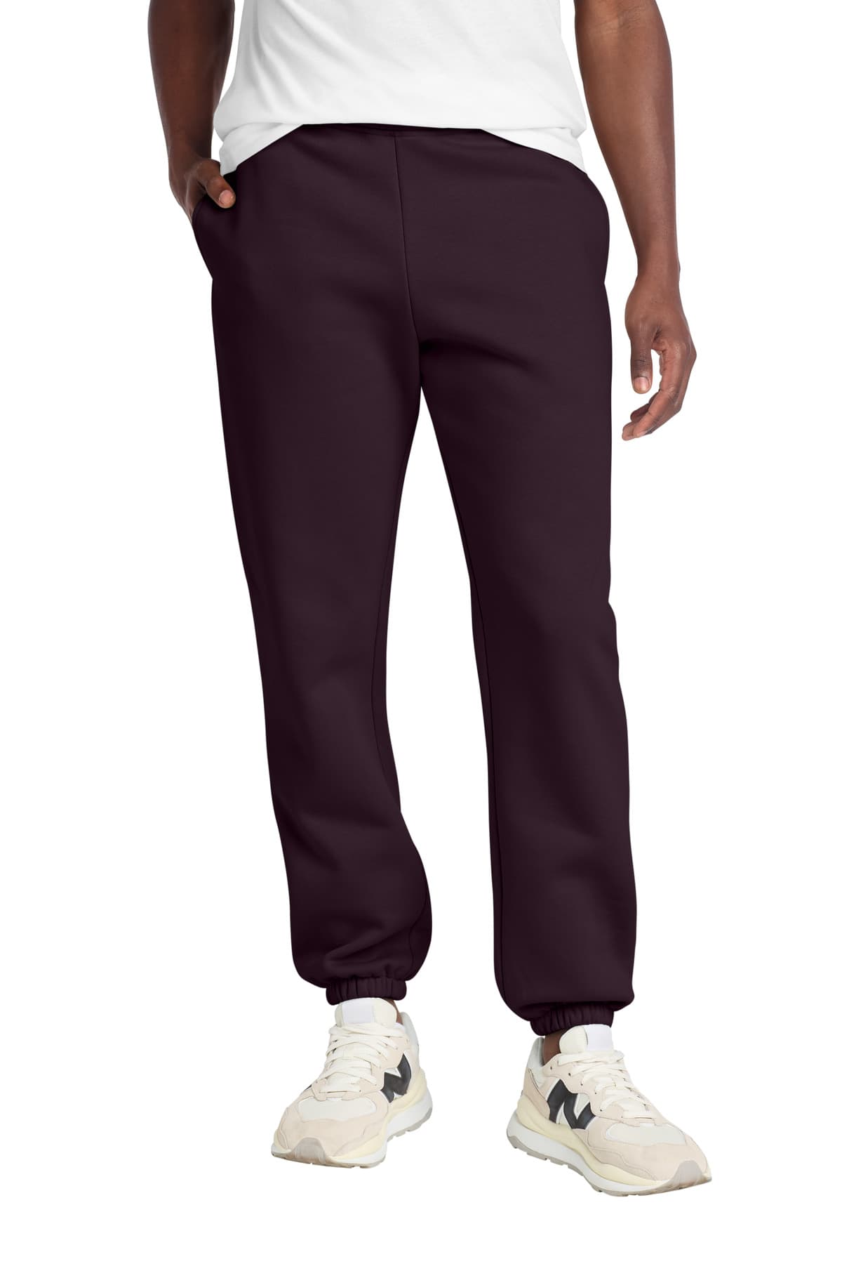 District ® V.I.T.  Heavyweight Fleece Sweatpant — Bordeaux