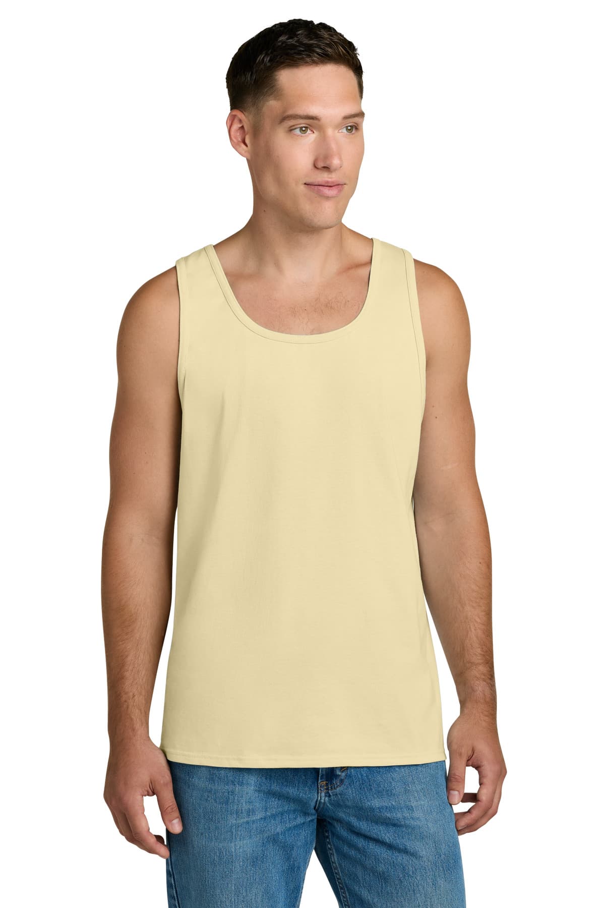 Jerzees Classics  Unisex Cotton Tank — Surf Yellow